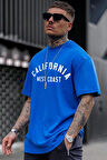 Uyguntarz Unisex West Coast Baskılı Oversize Tshirt