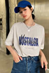 Uyguntarz Unisex Nostalgia Baskılı Oversize Tshirt
