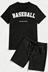 Uyguntarz Unisex Baseball Baskılı Şort Takım