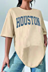 Uyguntarz Unisex Houston Baskılı Tasarım Tshirt