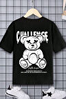 Uyguntarz Çocuk Challange Baskılı Pamuklu Tshirt
