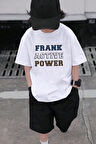 Uyguntarz Çocuk Frank Active Power Baskılı Pamuklu Tshirt