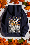 Arizona Baskılı Unisex Oversize Sweatshirt