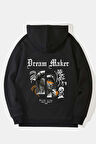 Uyguntarz Dream Maker Baskılı Unisex Oversize Sweatshirt