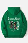 Dream Maker Baskılı Unisex Oversize Sweatshirt