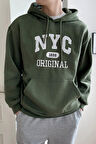 NYC Baskılı Unisex Oversize Sweatshirt