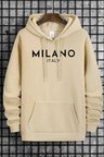 Milano Baskılı Oversize Sweatshirt