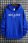 Milano Baskılı Oversize Sweatshirt