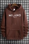 Milano Baskılı Oversize Sweatshirt