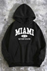 Uyguntarz Miami Baskılı Oversize Sweatshirt