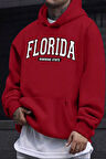Uyguntarz Florida Baskılı Oversize Sweatshirt