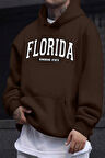 Uyguntarz Florida Baskılı Oversize Sweatshirt