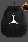 Uyguntarz Duck Baskılı Oversize Sweatshirt