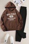 Holiday Baskılı Eşofman Takımı
