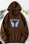 Uyguntarz Breaking Baskılı Oversize Sweatshirt