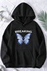 Uyguntarz Breaking Baskılı Oversize Sweatshirt