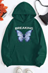 Uyguntarz Breaking Baskılı Oversize Sweatshirt