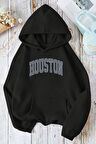 Uyguntarz Houston Baskılı Oversize Sweatshirt