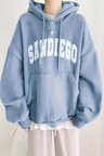 Sandiego Baskılı Oversize Sweatshirt