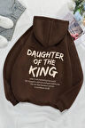 Uyguntarz Daughter Of The King Baskılı Oversize Sweatshirt