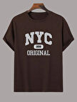 Uyguntarz NYC Baskılı Unisex Oversize Tshirt