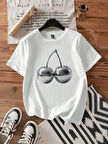 Disko Vişne Baskılı Özel Tasarım Tshirt