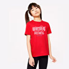 Çocuk HeartBeat Baskılı Pamuklu Tshirt