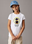 Çocuk Mafia Ördek Baskılı Pamuklu Tshirt