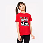 Çocuk Penguen Baskılı Pamuklu Tshirt