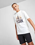 Çocuk NewYork Baskılı Pamuklu Tshirt