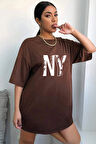 Unisex New York Baskılı Tasarım Tshirt