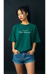 The Future Baskılı Oversize T-shirt
