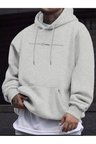İmza Baskılı Oversize Sweatshirt