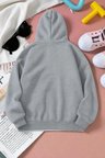 Unisex W Baskılı Oversize Sweatshirt