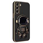 Smcase Samsung Galaxy S22 Kılıf Standlı Kamera Korumalı Astronot Silikon