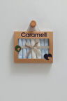 CARAMELL 7 Lİ PENYE MENDİL SET - MAVİ
