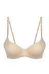 Kadın Bej Destekli Micro Düz Sütyen