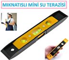 Su Terazisi Mini  Eğim Ölçen Terazi Mıknatıslı Çok Amaçlı Ölçüm 22CM Yüzey Ölçümü