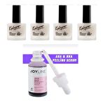Kalyon Tırnak Sertleştrici 11 Ml 4 Adet+joy line Kırmızı Peeling Serumu 30ml Aha %30 Bha %2