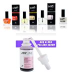 Kalyon Sertleştirici Bakım Yağı Et temizleyici KoruyucuBeyazlatıcı 4 Lü Set+joy line Kırmızı Peeling Serumu 30ml Aha %30 Bha %2