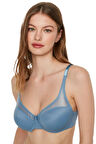 Kadın Açık Mavi Soft Cup Desteksiz B Cup Sütyen