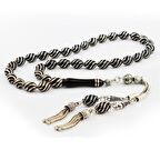 Sarmal Gümüş İşlemeli Usta İşi Arpa Kesim Gerçek Erzurum Oltusu Tesbih