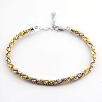 925 ayar Gümüş Dorika Burgu Bilezik Bileklik