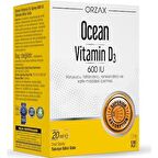 Orzax Ocean Vitamin D3 600 IU Sprey 20ml