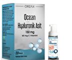 Orzax Ocean Hyaluronik Asit 150 mg 30 Kapsül - Diş Beyazlatıcı Köpük Hediye