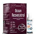 Orzax Ocean Resveratrol Takviye Edici Gıda 30 Kapsül - Diş Beyazlatıcı Köpük Hediye
