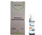 VeNatura Vitamin D3 Takviye Edici Gıda 1000 IU 20 Damla  - Diş Beyazlatıcı Köpük Hediye