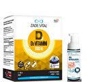 Zade Vital 1000IU D3 Vitamini ve Çörek Otu Yaği İçeren Sprey 20 ml - Diş Beyazlatıcı Köpük Hediye 