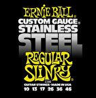 ERNİE BALL P02246 STAİNLESS STEEL REGULAR SLİNKY 10-46 ELEKTRO GİTAR TELİ