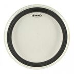 EVANS BD24EMAD2 24 İNC EQ3 ÇİFT KAT RINGLİ ŞEFFAF VURULAN TARAF